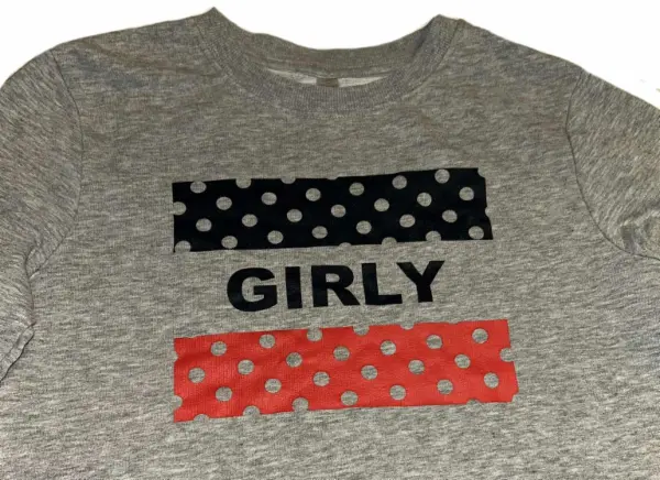 Šedá melírovaná dívčí mikina GIRLY, vel. 12-14y 3