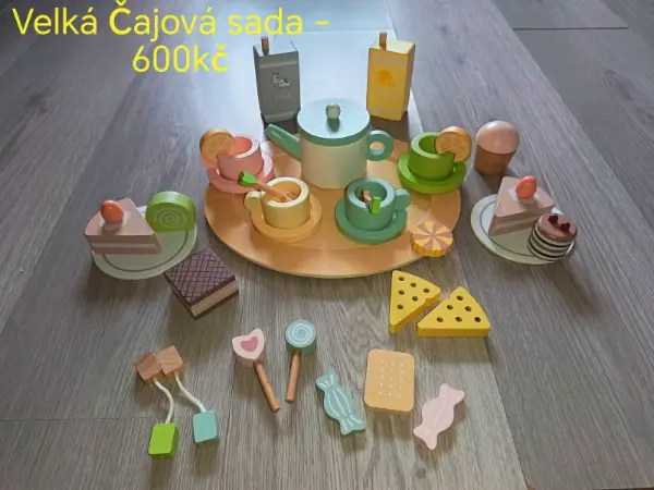 Sada dřevěných hraček do kuchyňky 13