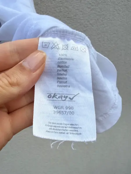 Bílé tričko s krátkým rukávem a potiskem Kik Janina  5