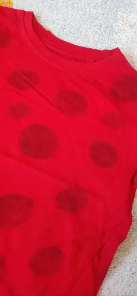 Červené dětské tričko s puntíky Kiki & Koko 3