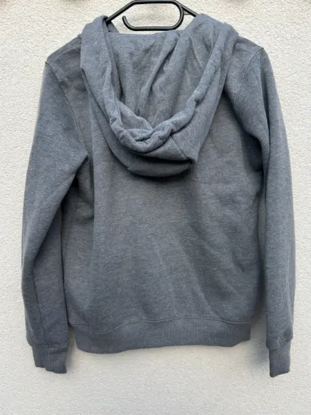 Tmavě šedá mikina na zip a s kapucí Primark 3