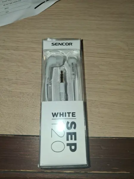 Sluchátka Sencor SEP 20 White