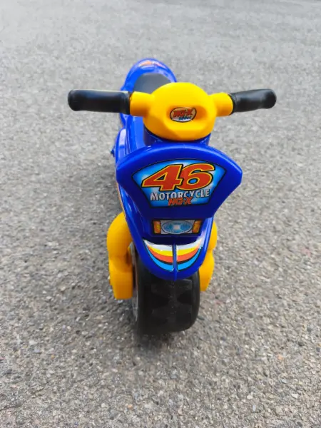 Dětské odrážedlo motorka NG-X modro-žluté 3