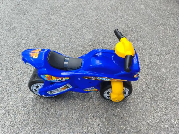 Dětské odrážedlo motorka NG-X modro-žluté