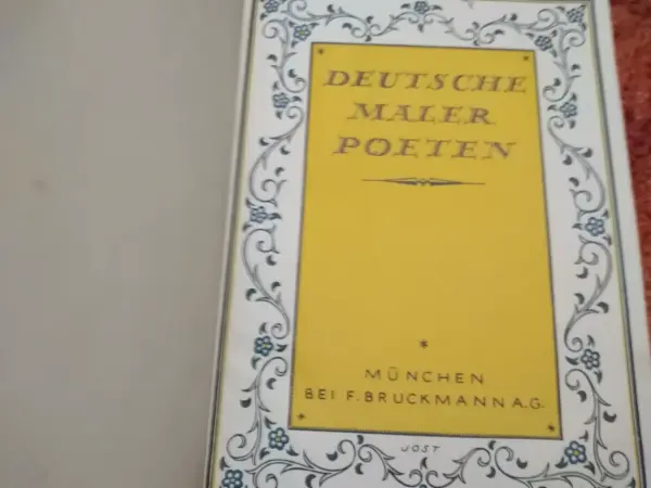 Kniha Deutsche Maler Poeten - F. Bruckmann A.G. 2