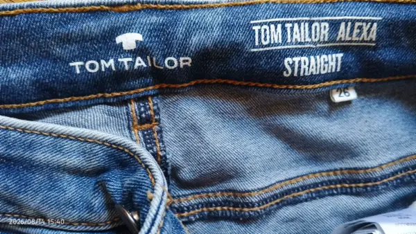 Dámské džíny Tom Tailor Alexa Straight, vel. 26 2