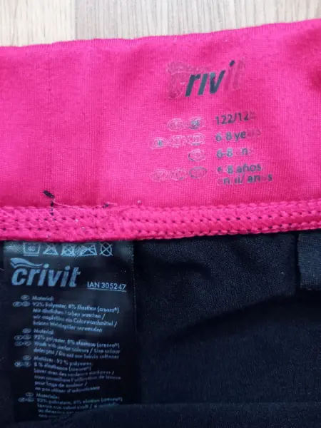 Elastické legíny Crivit 122/128 2