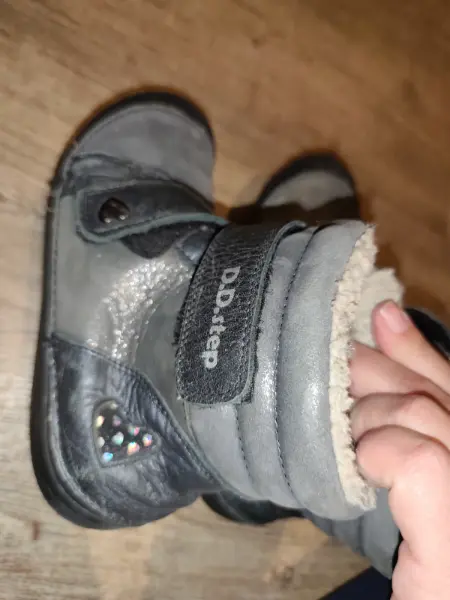 Dětské zimní Barefoot boty D.D.step, vel. 34 8