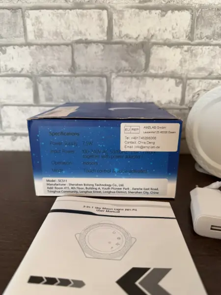 3-in-1 Sky Moon Light Wi-Fi projektor 5