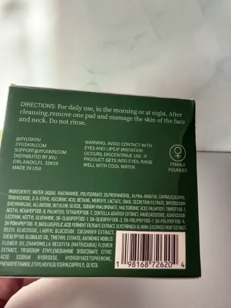 Jiyu Skin Cell Renewal and Rejuvenation pleťové polštářky 6