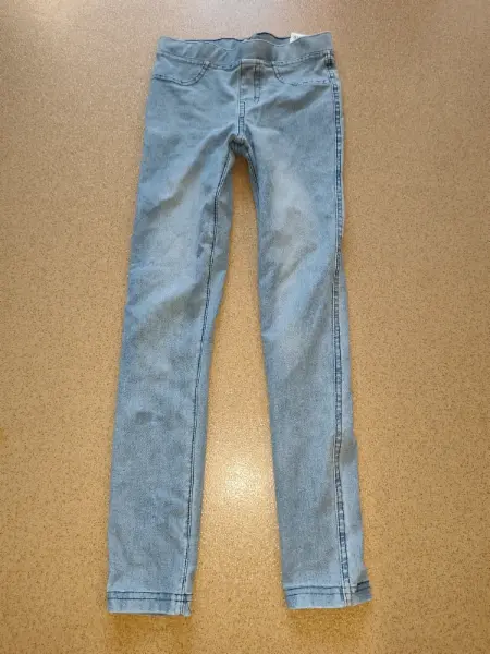 Dívčí elastické skinny džíny H&M, 8-9let