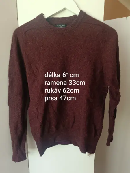 Pánský hnědý svetr Zara Man, vel. L 2