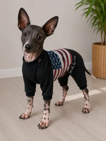 Psí overal s americkou vlajkou 🐶pro Amíka, bavlněný obleček