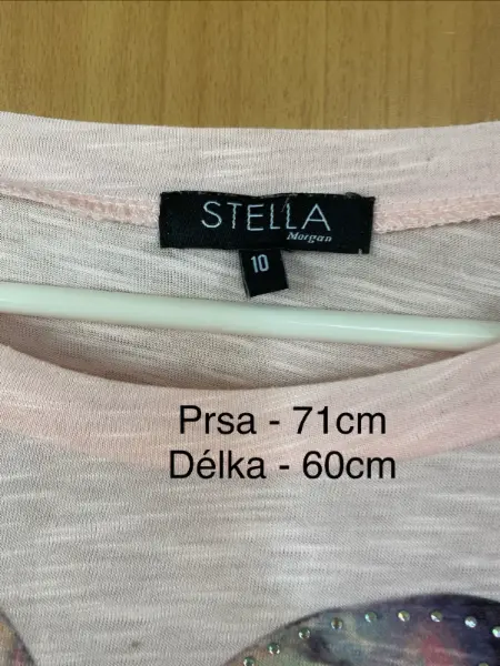 Dámské tričko Stella Morgan s motýly a kamínky 4