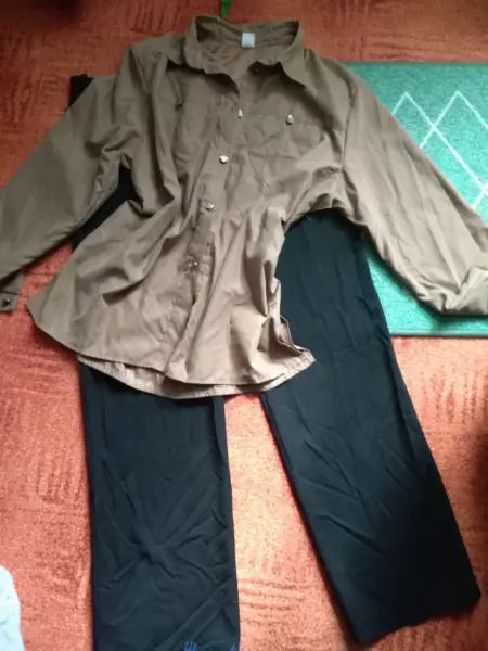 Pružné kalhoty +halena