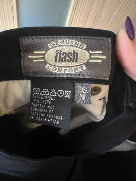 Černé kalhoty Flash Comfort vel. S 6