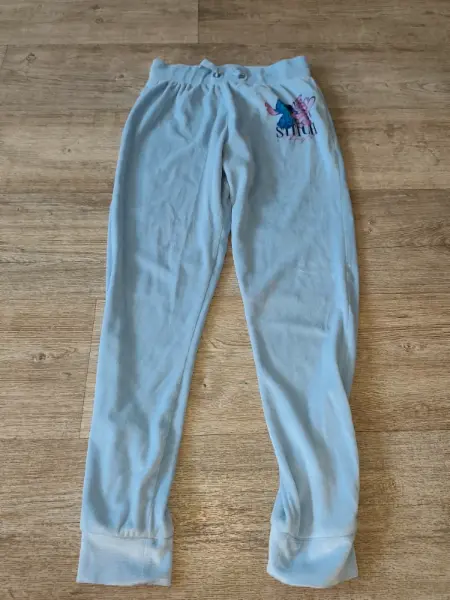 Dívčí plyšové tepláky Stitch a Angel 11-12let
