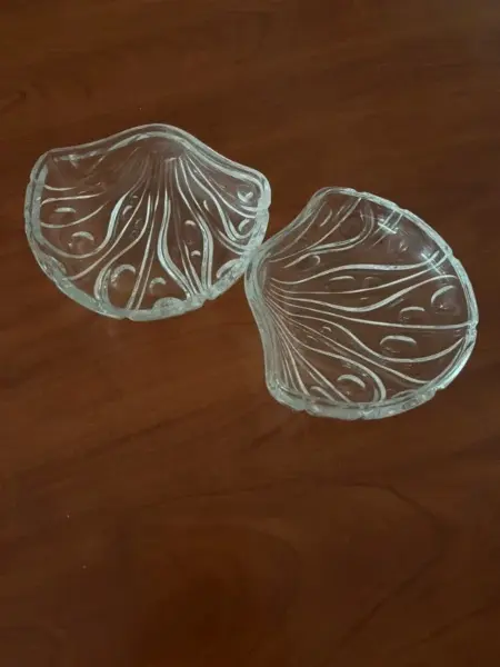 Mušle z tvrzeného skla zdobená 3
