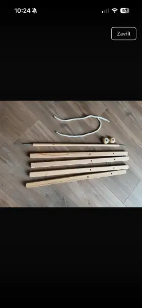 Dřevěná dětská hrazdička 