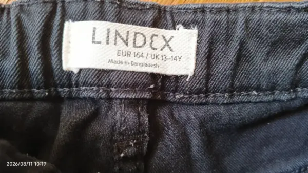Černé džíny Lindex vel. 164 3
