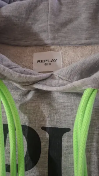 Šedá mikina bez rukávů Replay 4