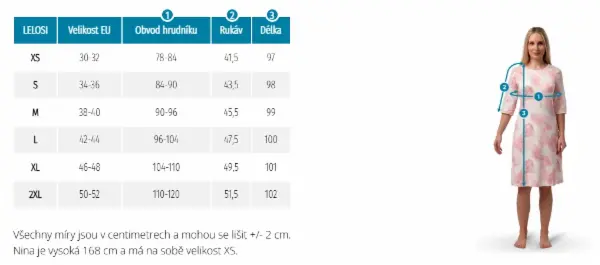 Noční košilka Leonora vel. XL 5