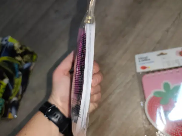 Diamantový zápisník jahoda - kreativní sada 4