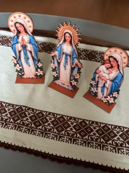 Sada 3 figurek Panny Marie 2