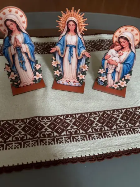Sada 3 figurek Panny Marie