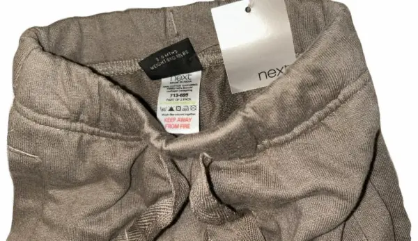 Čokoládově hnědé tepláky pro miminko, vel. 3-6 m 2
