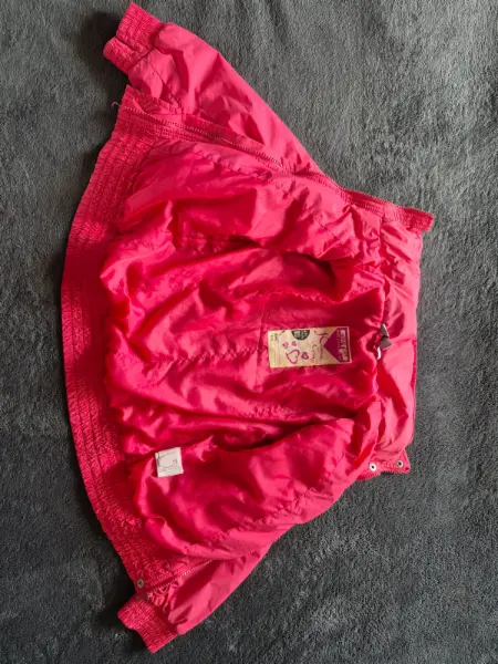 Dívčí růžová bunda  4