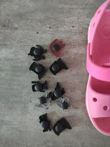 Ozdoba na boty jako Crocs jibbitz 10 ks 2
