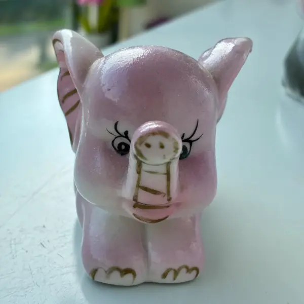 Dvě keramické figurky slonů 5