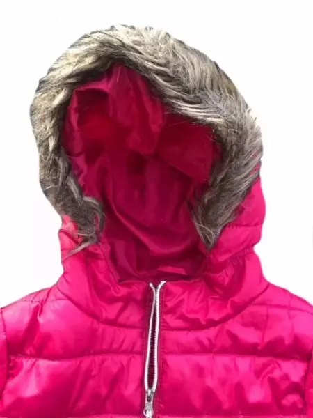 Růžová hřejivá zimní bunda 10y 4