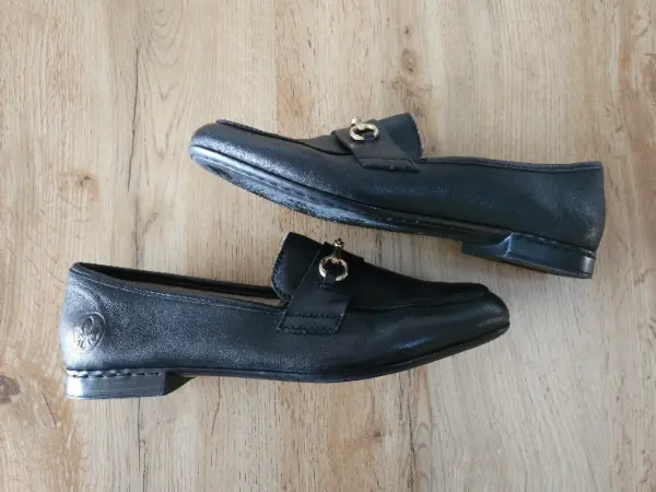 Dámské kožené mokasíny Rieker 5
