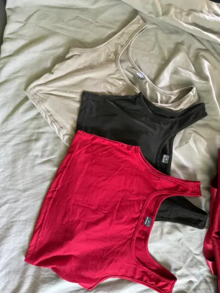 Sada 3 dámských crop topů