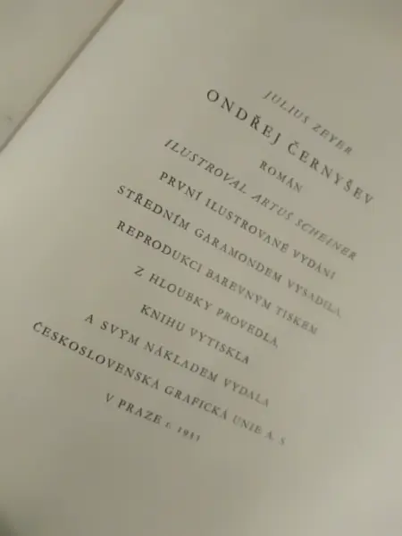 Julius Zeyer: Ondřej Černyšev (1933) 5