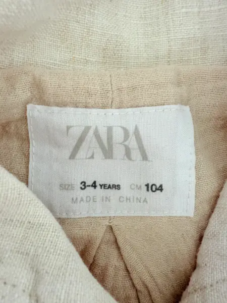 Dětský béžový kabátek Zara 4