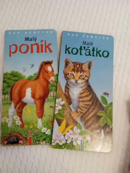Dětské knížky Malý poník a Malé koťátko