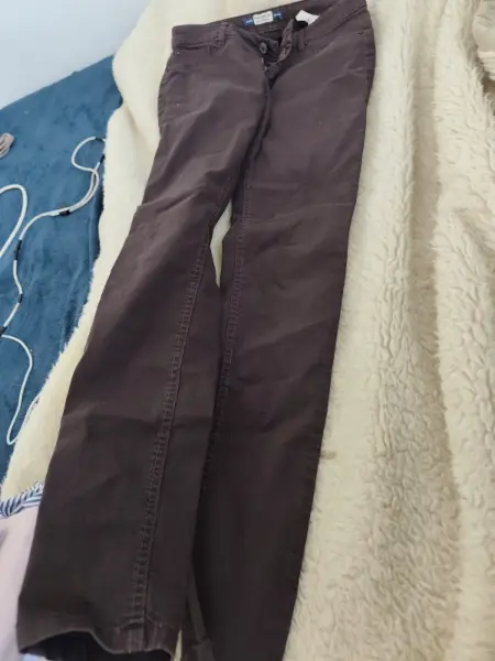 Hnědé kalhoty Pull&Bear 4