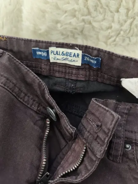 Hnědé kalhoty Pull&Bear 2