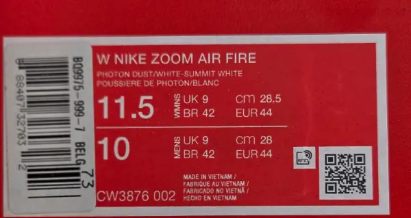  NIKE ZOOM AIR FIRE, Vel. 44 7
