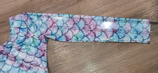 Dětský gymnastický dres s motivem mořské panny 5
