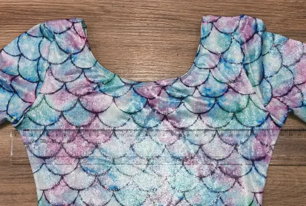 Dětský gymnastický dres s motivem mořské panny 4