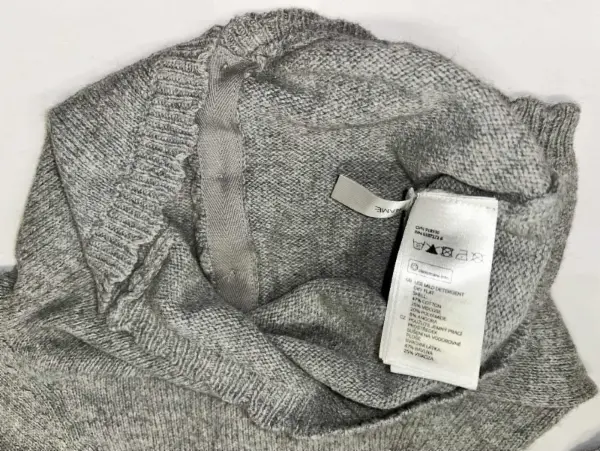 ZIMNÍ SET: Šedý svetr / kardigan + šála, 1½ - 2 y 7