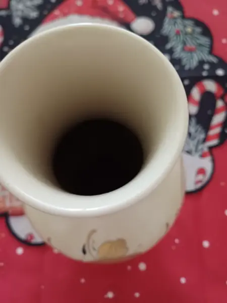 Starožitná váza Lichte VEB s ruční malbou 5