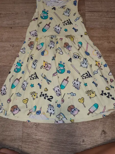 Dětské šaty H&M se vzorem, vel. 122/128 2