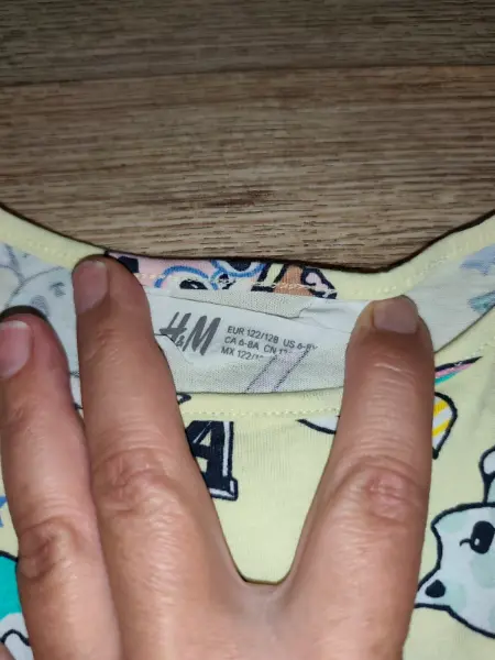 Dětské šaty H&M se vzorem, vel. 122/128 4