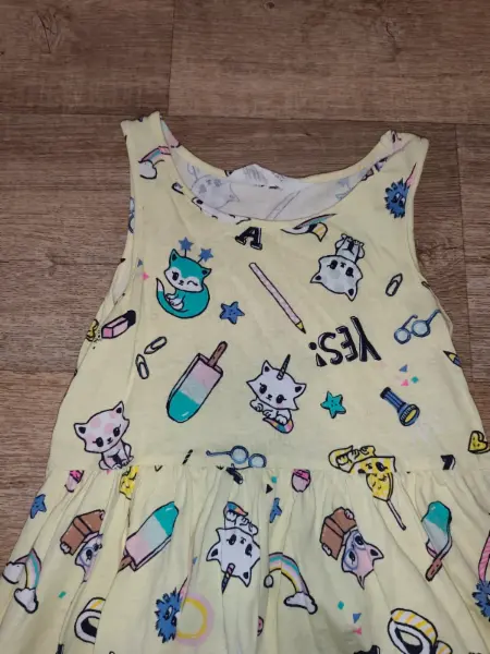 Dětské šaty H&M se vzorem, vel. 122/128 3