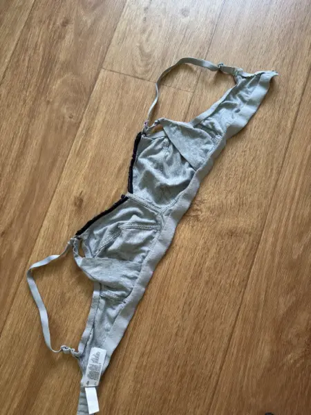 Dámská šedá kojící podprsenka Bonprix 85/B | bez vycpávek, b 3